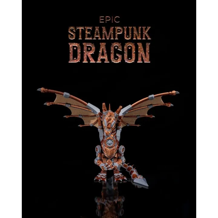 Dragon Steampunk Mécanique | Impression 3D Artisanale
