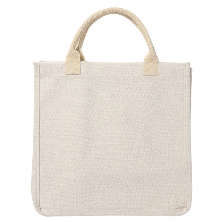 Tote bag en lin personnalisé par sublimation photo et couleur