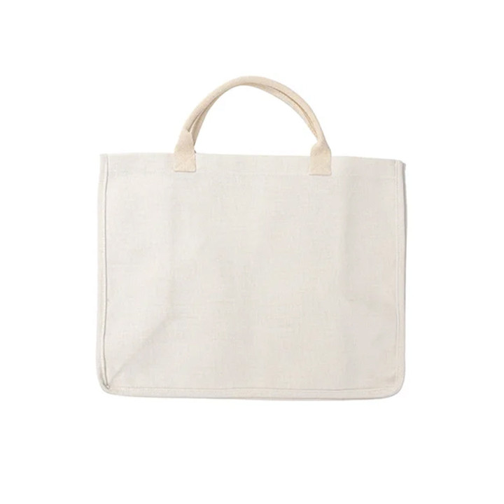 Tote bag en lin personnalisé par sublimation photo et couleur