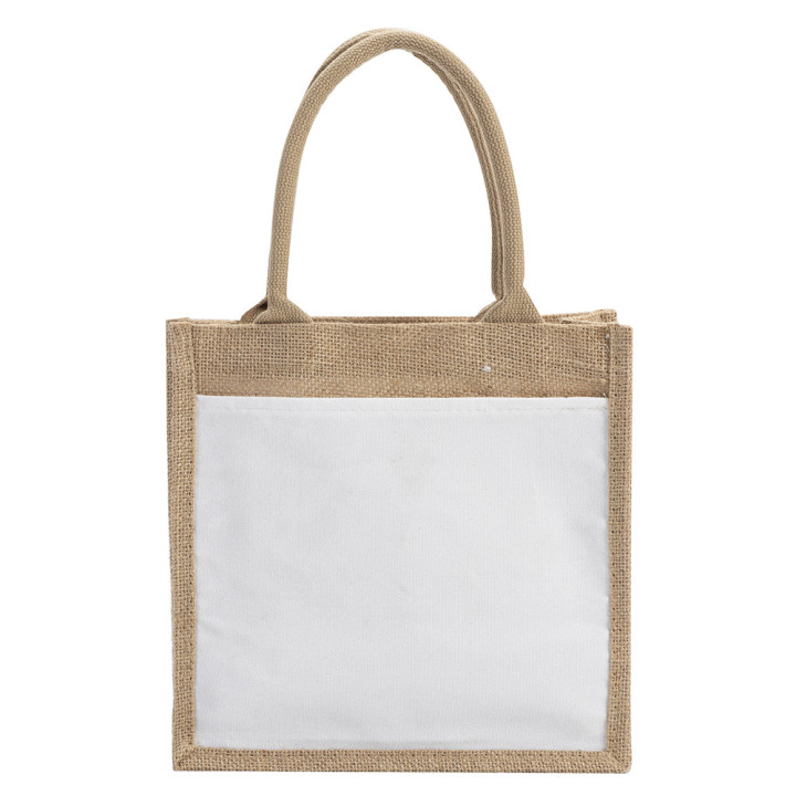 Sac en jute personnalisé avec votre photo ou design