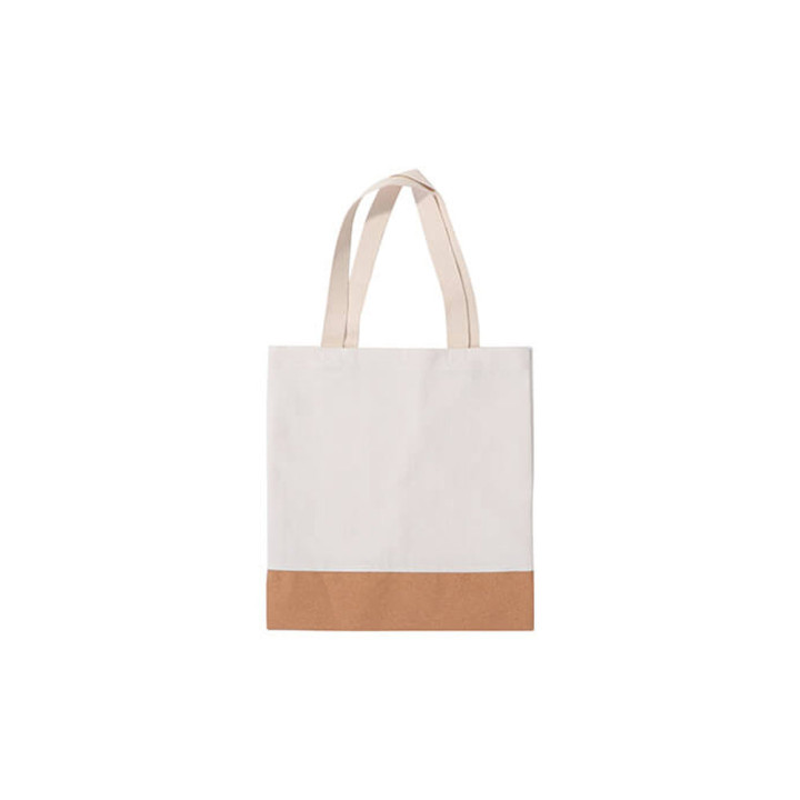 Sac shopping en lin et liège personnalisé selon vos envies