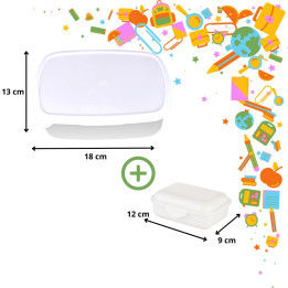 Lunch Box en plastique personnalisée par sublimation photo