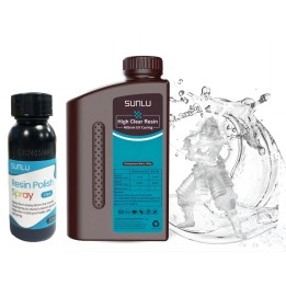 Sunlu - Résine Haute transparence + Vernis (High Clear Resin+ Resin Po