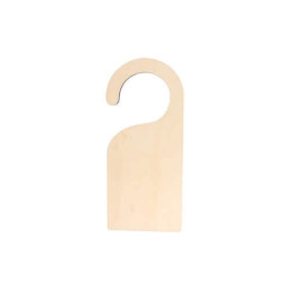 Accroche de porte en contreplaqué personnalisée par sublimation