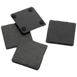 Sous-verre en ardoise gravé selon vos envies – 10×10 cm
