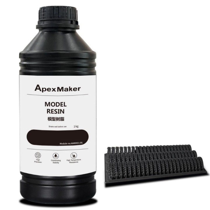 ApexMaker - Résine Standard (Model Resin) - Noir (Black) - 1 kg | Espa