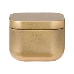 Bougie vanille en boîte métal dorée gravée à votre message – Tindle Or