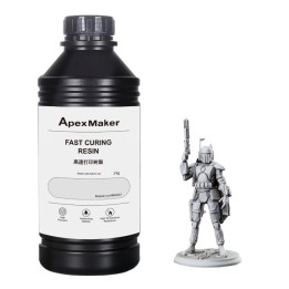 ApexMaker - Résine Fast Curing - Gris (Gray) - 1 kg | Espace Maker