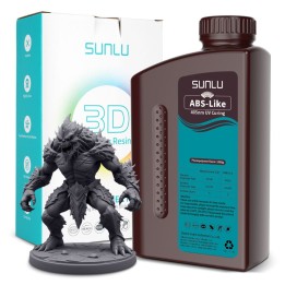 Sunlu - Résine ABS-Like - Gris Foncé (Dark Grey) - 1 kg | Espace Maker
