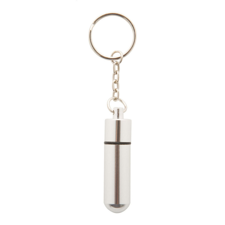 Porte-clés pilulier gravé selon vos envies – Carrypill aluminium
