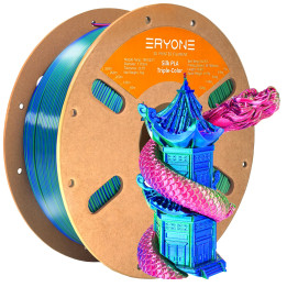 Filament PLA Silk Triple Couleur Eryone 1,75 mm (1 kg)