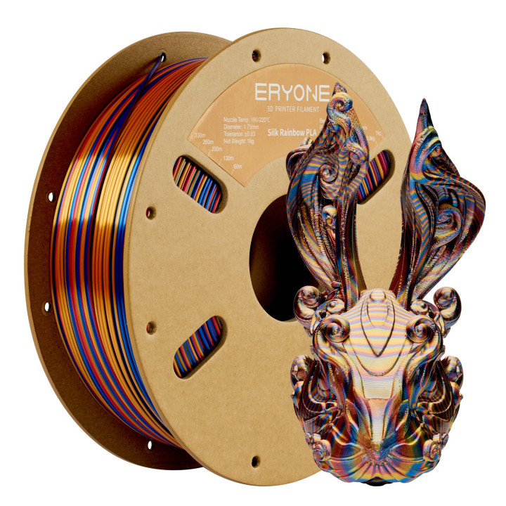 Filament PLA Silk Triple Couleur Eryone 1,75 mm (1 kg)