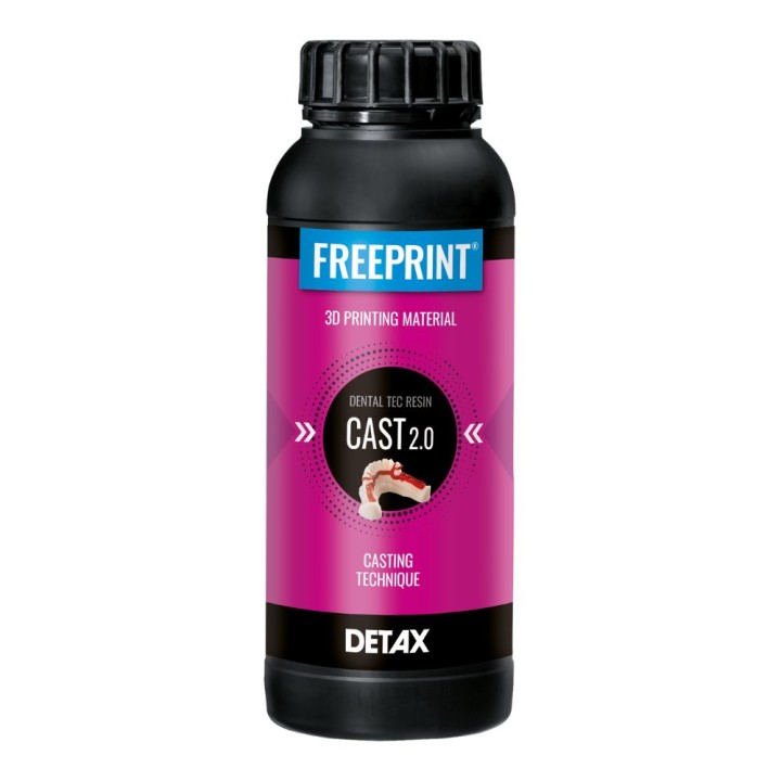Detax - Freeprint Cast - Rouge transparent - 500 g | Espace Maker