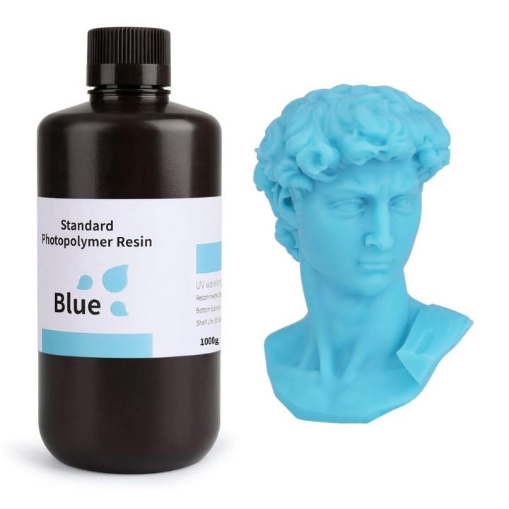 ELEGOO - Résine UV Standard - Bleue (Blue) - 1 kg | Espace Maker