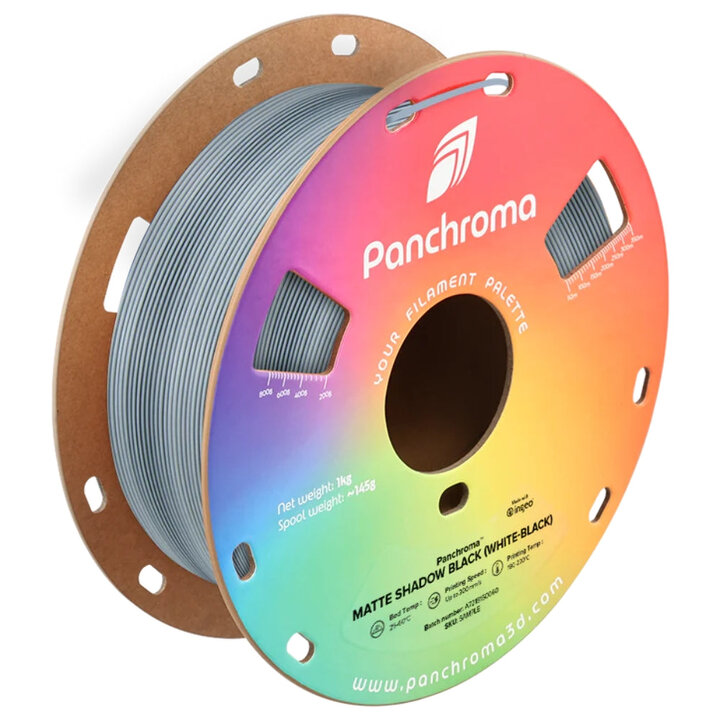 Panchroma Dual PLA - Mat Ombre Blanc - Noir - 1,75 mm - 1 kg | Ma
