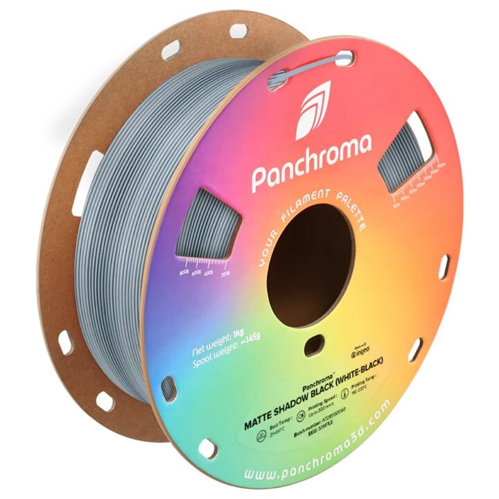 Panchroma Dual PLA - Mat Ombre Blanc - Noir - 1,75 mm - 1 kg | Ma