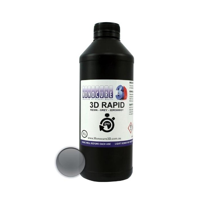 Monocure3D - Rapid Resin - Gris clair (Grey) - 1 L | Espace Maker