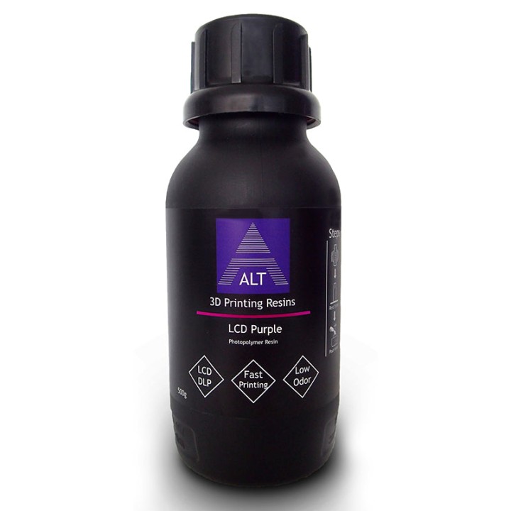 ALT 3D Printing - Resin LCD - Purple (violet) - 500 g | Espace Maker