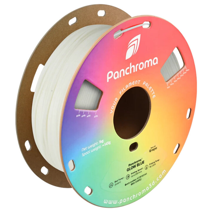 Panchroma Phosphorescent PLA - Phosphorescent Bleu - 1,75 mm - 1 