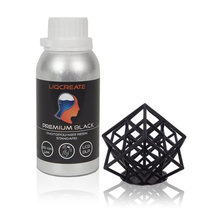 Liqcreate - Premium  Black (Noir) -  250 g | Espace Maker