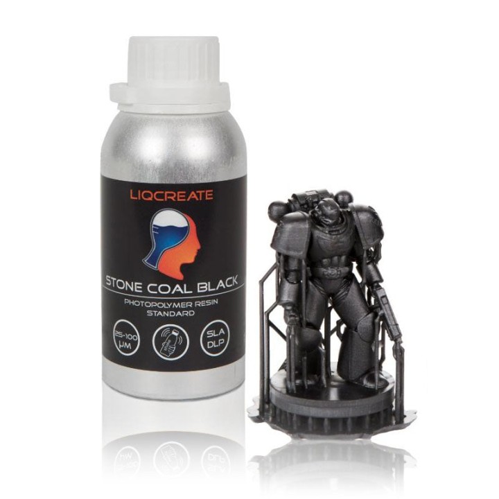 Liqcreate - Stone Coal - Black (Noir) - 250 g | Espace Maker