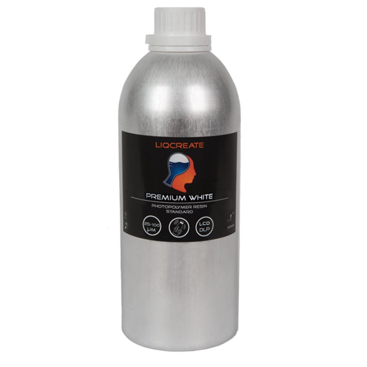 Liqcreate - Premium  White (blanc) - 250 g | Espace Maker