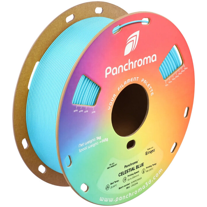 Panchroma PLA - Bleu Celeste - 1,75 mm - 1 kg | Maison Drabiec