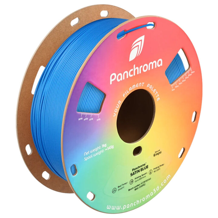 Panchroma PLA - Bleu Satin - 1,75 mm - 1 kg | Maison Drabiec