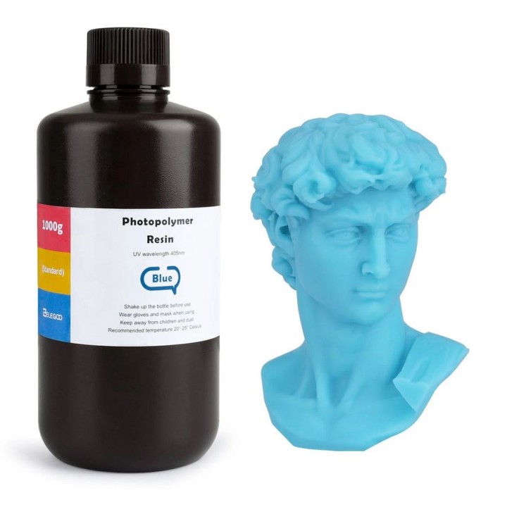 ELEGOO - Résine UV ABS-Like - Bleu (Blue) - 1 kg | Espace Maker
