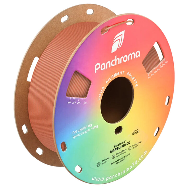 Panchroma PLA - Marbre Brique - 1,75 mm - 1 kg | Maison Drabiec