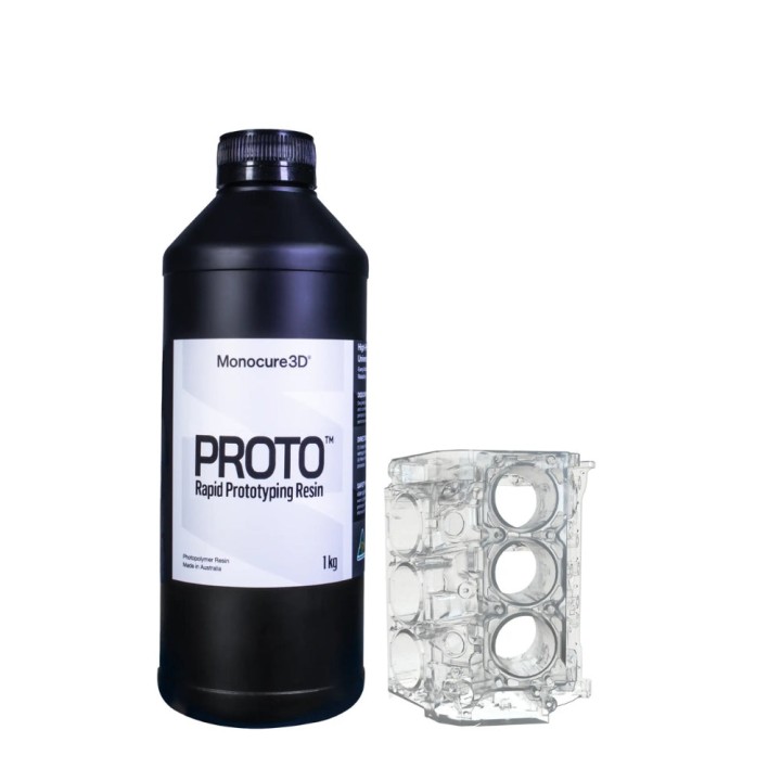 Monocure3D - Proto Resin - Transparent (Clear) - 1 kg | Espace Maker