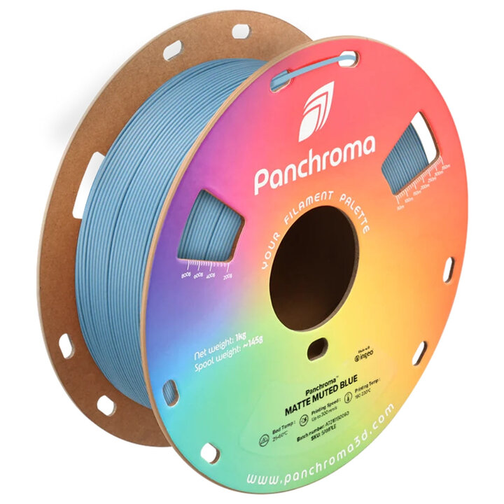 Panchroma PLA - Mat Bleu Doux - 1,75 mm - 1 kg | Maison Drabiec