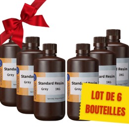 Pack Antinsky - 6x Standard Resin - Gris (Gray) - 1 kg | Espace Maker
