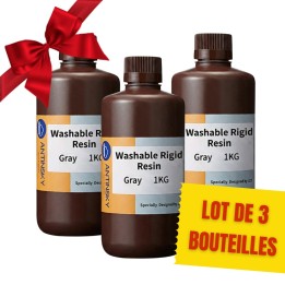 Pack Antinsky - 3x Water Washable Rigid Resin - Gris (Gray) - 1 kg | E