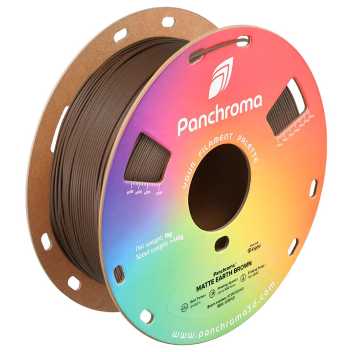 Panchroma PLA - Mat Marron Terre - 1,75 mm - 1 kg | Maison Drabie