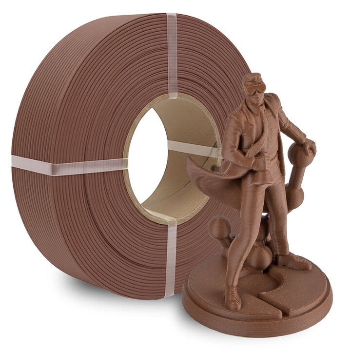 Panchroma PLA - Mat Marron Terre - 1,75 mm - 1 kg - Recharge | Ma