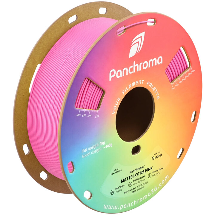 Panchroma PLA - Mat Rose Lotus - 1,75 mm - 1 kg | Maison Drabiec