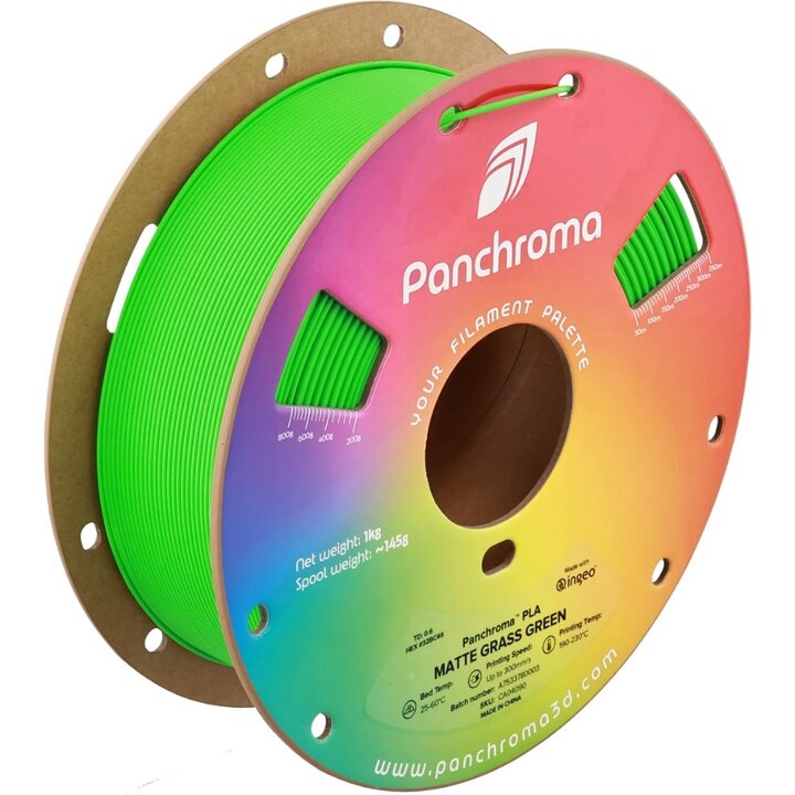 Panchroma PLA - Mat Vert Herbe - 1,75 mm - 1 kg | Maison Drabiec