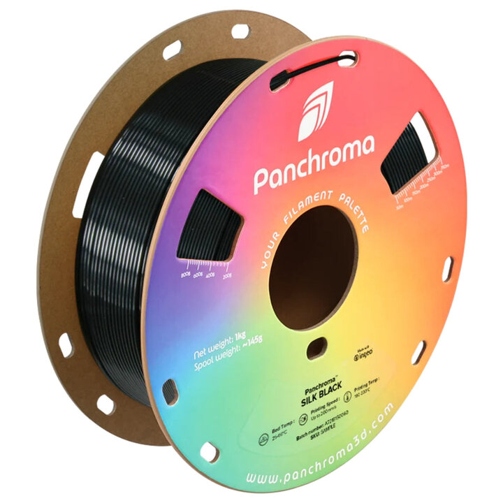 Panchroma PLA - Noir Soie - 1,75 mm - 1 kg | Maison Drabiec