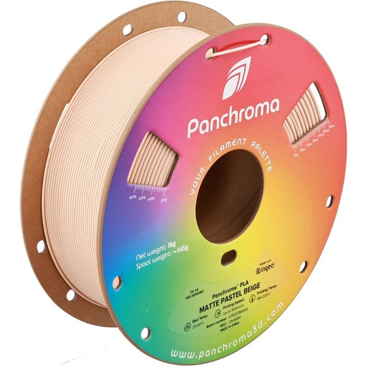 Panchroma PLA - Pastel Mat Beige - 1,75 mm - 1 kg | Maison Drabie