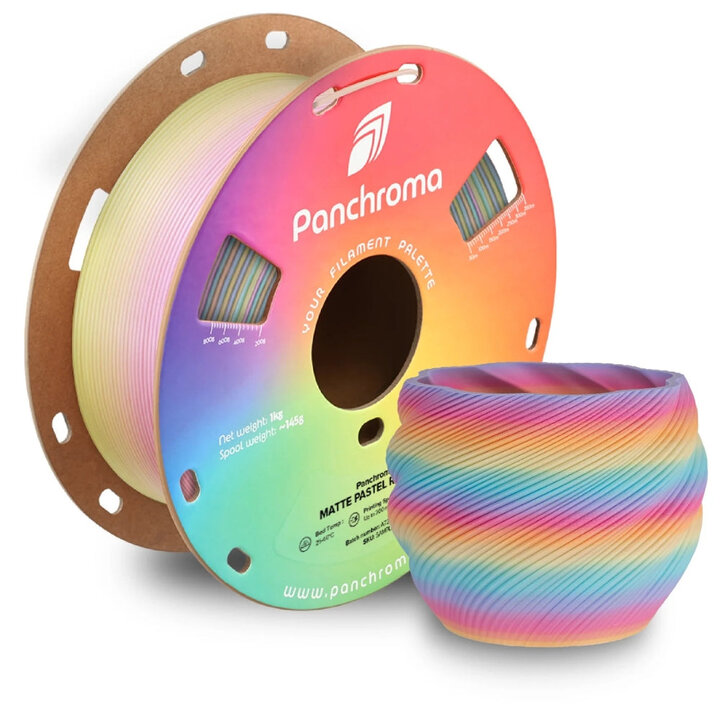 Panchroma PLA Dégradé - Pastel Arc-en-Ciel - 1,75 mm - 1 kg | Mai