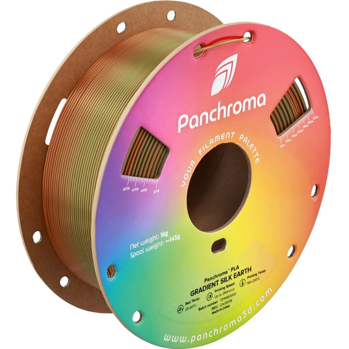 Panchroma PLA Dégradé - Soie Terre - 1,75 mm - 1 kg | Maison Drab