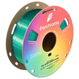 Panchroma PLA Dual Silk - Jade Vert-Chrome - 1.75 mm - 1 kg | Mai