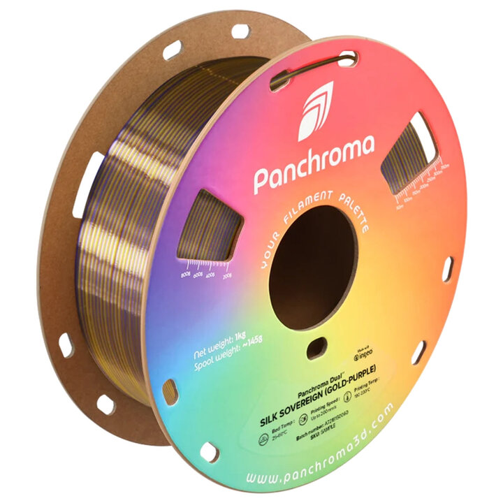 Panchroma PLA Dual Silk - Souverain Or-Violet - 1.75 mm - 1 kg | 