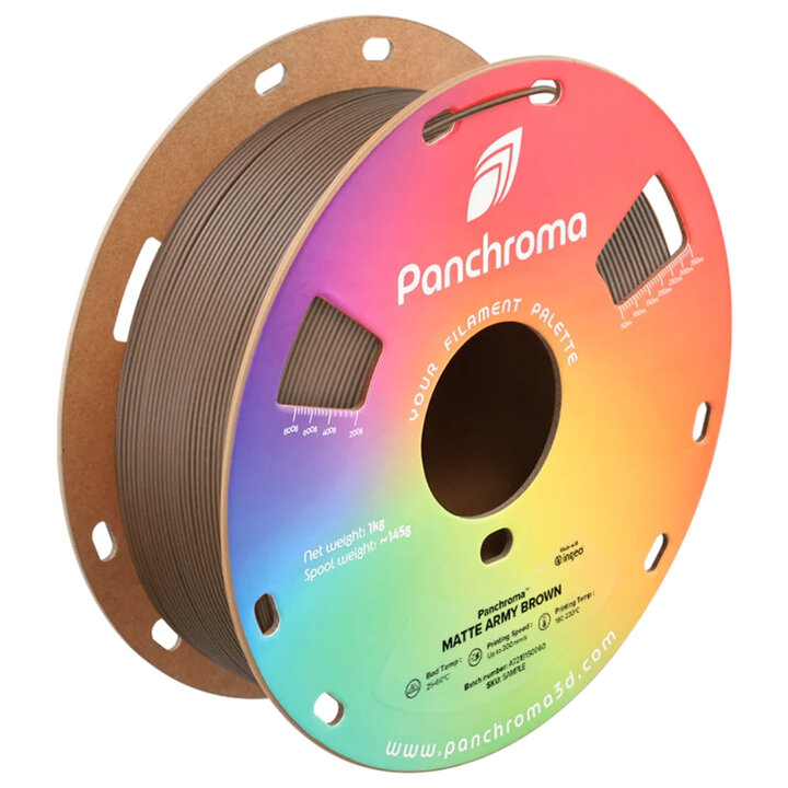 Panchroma PLA Mat - Marron Armée - 1,75 mm - 1 kg | Maison Drabie