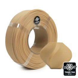 R3D - PLA WOOD - Bois Clair (Light Wood) - 1,75 mm - 1 kg - Refill ave