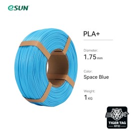 eSun - PLA+ - Bleu Espace (Space Blue) - 1,75 mm - 1 kg Refill avec RF