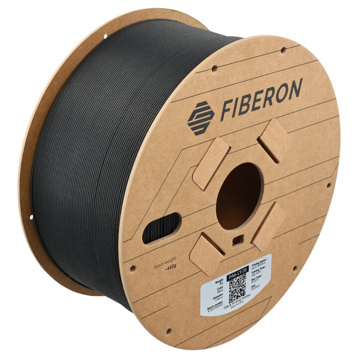 Polymaker - Fiberon PA6-CF20 Noir - 1,75 mm - 3 kg | Maison Drabi