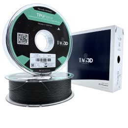 Tag3D - TPU Force 20GF+10CF - Noir - 1,75 mm - 1 kg | Espace Maker