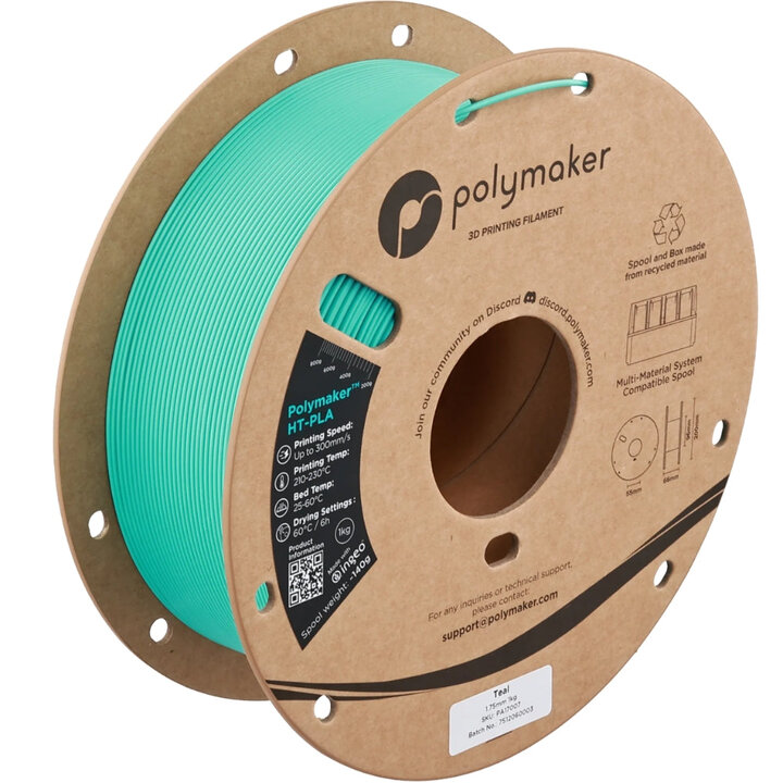 Polymaker - HT-PLA - Bleu Artique - 1,75 mm - 1 kg | Maison Drabi